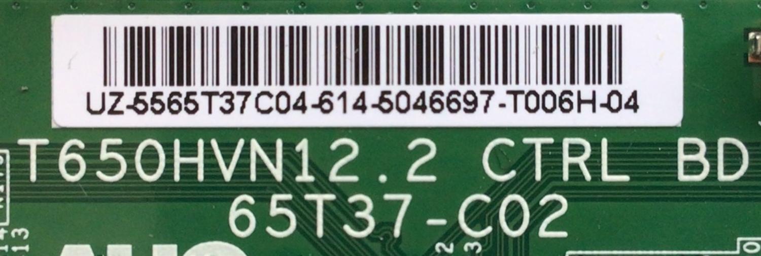 KIT DE TARJETAS PARA TV VIZIO / MAIN 55.00W01.B003 / 75500W01B003 / 748.00W04.0011 / T-CON 55.65T37.C04 / 5565T37C04 / T650HVN12.2 / 65T37-C02 / FUENTE 056.04224.0021 / 056042240021 / PSLF221301AE / PANEL T650HVF05 / MODELO D65-D2 / D65-D2 LWZAUDCS - Imagen 5